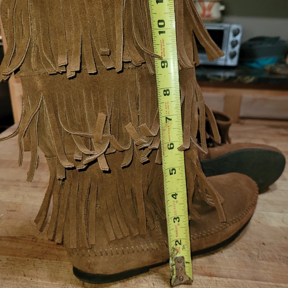 Minnetonka Suede Fringe Boots - image 7